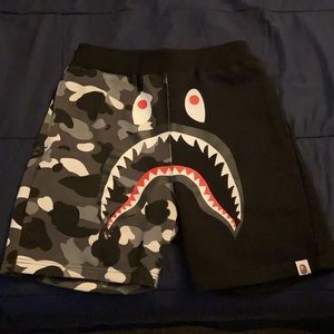 Black Camo Bape Shorts